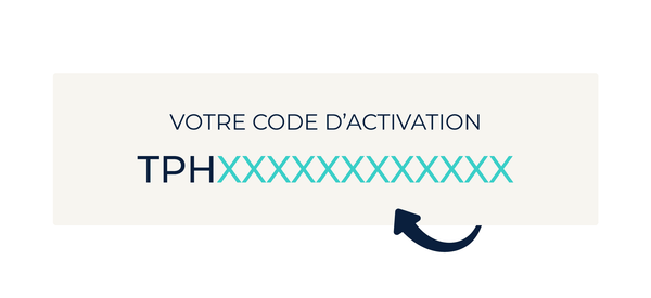 Je reçois mon code d'activation